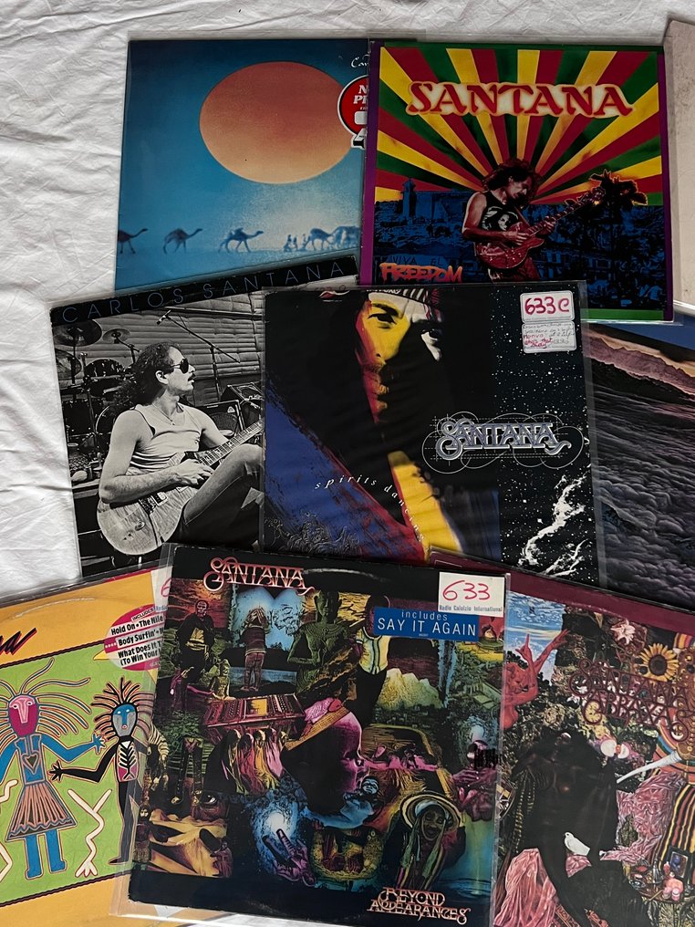 Santana - 10 items - Différents titres - Albums LP (plusieurs articles) - 1970 #1.0