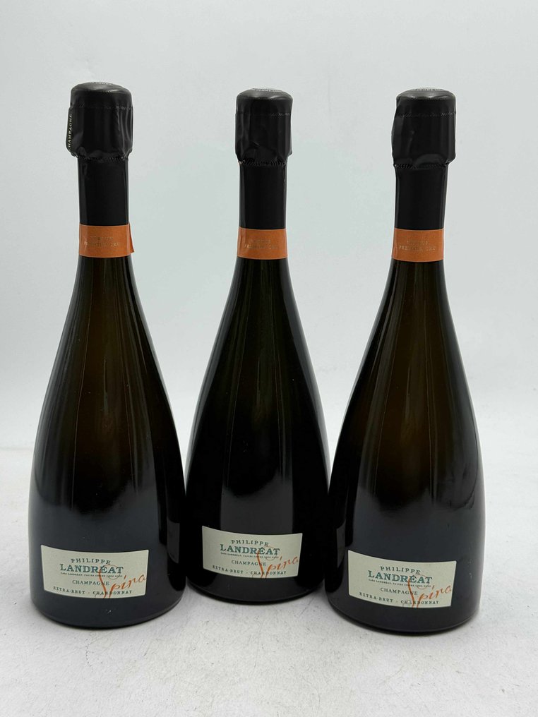Landreat Spira Vertus - Champán Blanc de Blancs, 1er Cru - 3 Botellas (0,75 L) #1.0
