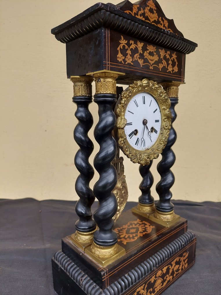 Ρολόι κομό, Ρολόι Portico - Ξύλο, Alloy - 1850-1900 #3.2