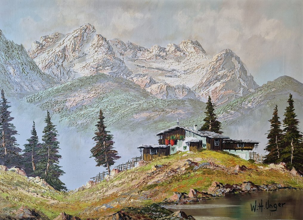 Wolfgang Heinz Unger (1929-2019) - Alpenlandschaft #1.0
