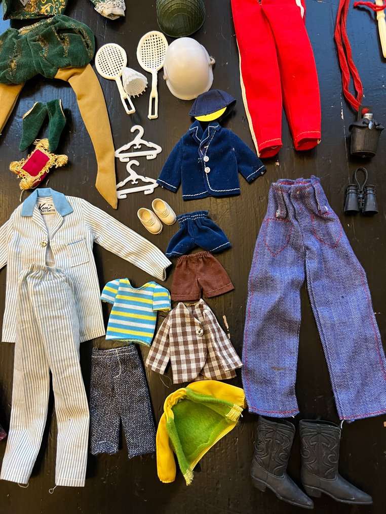 Mattel - Statuetta - Barbie Ken, Ricky, Todd and Allan kleding en accessoires - Tessuto, Plastica #4.3