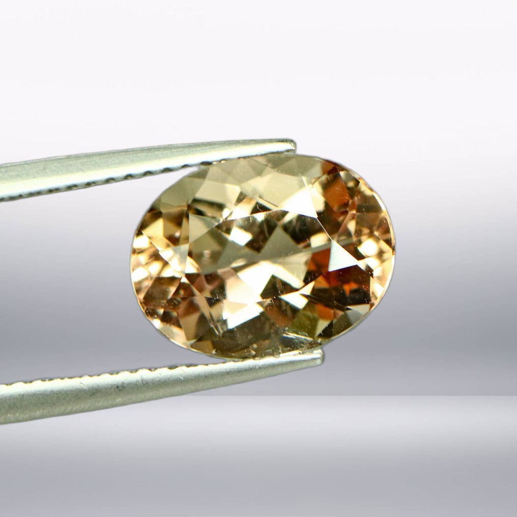 Ingen mindstepris - 1 pcs Orange, Lyserød Citrin - 4.02 ct - International Colored Gemstone Association (ICA GemLab) - Sjælden solnedgangsunder #3.2