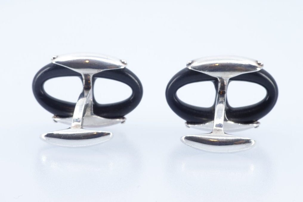 Hermès - Chaine d'Ancre Hout - Zilver - Manchetknopen #2.1