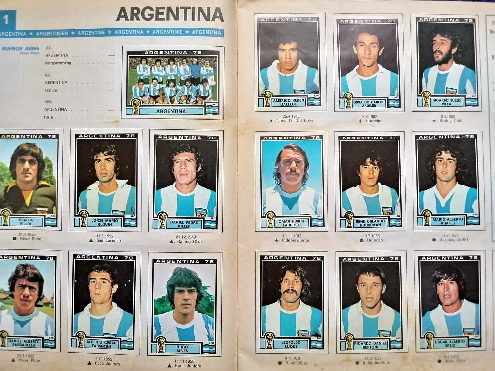 Panini WC Argentina 78 Complete album - Excellent (EX) #4.3