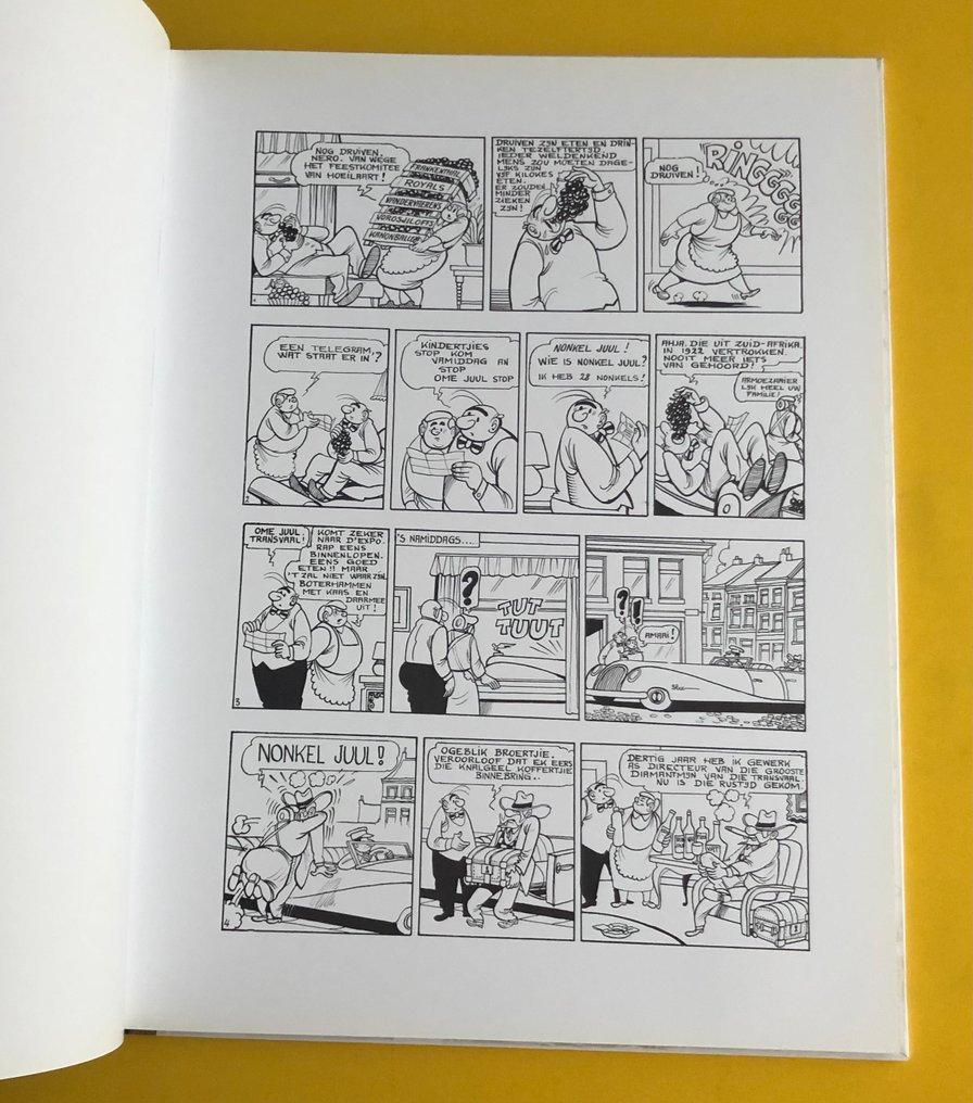 Nero - Het knalgele koffertje - Janda uitgave Luxe op groot formaat - HC met linnen rug - 1 Album - Unique copy - 2004 #3.2