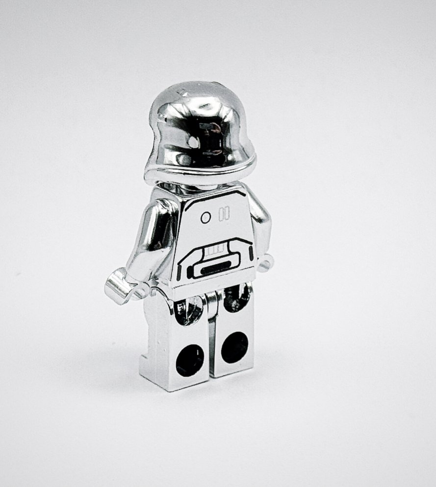 LEGO 小人仔 - Star Wars - Chrome Silver Plated Captain Phasma Minifigure Official Customized Lego Parts!! #1.0