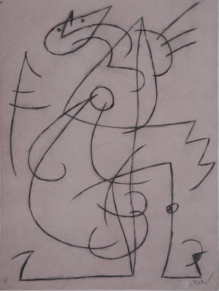 Joan Miro (1893-1983) - L'oiseau #1.0