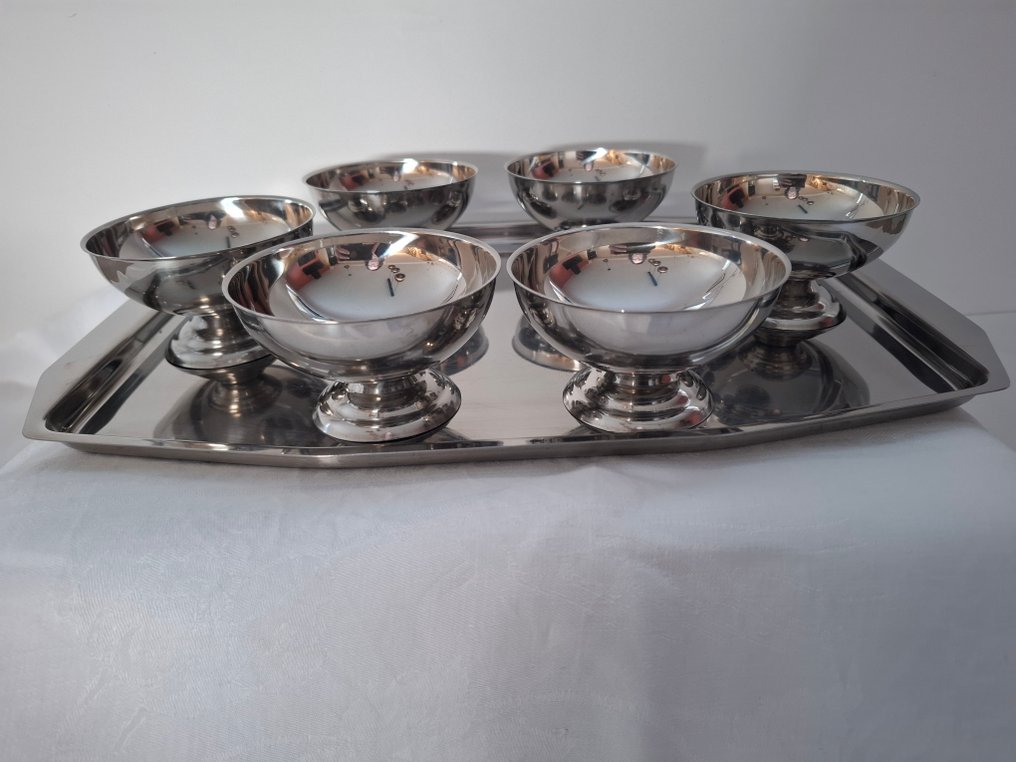 Σερβίτσιο επιδορπίου (7) - Inox 18/10 - Πιάτα για επιδόρπιο #1.0