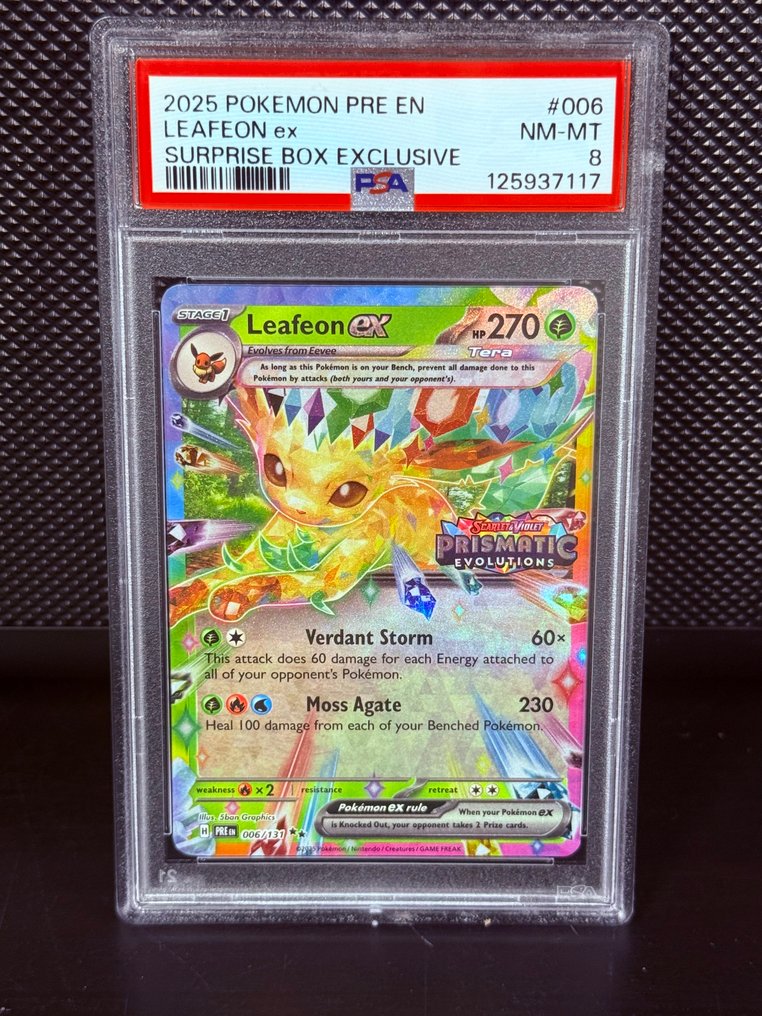 Pokémon - 1 Graded card - Leafeon Foil, Limited edition - PSA 8 - Various sets #1.0
