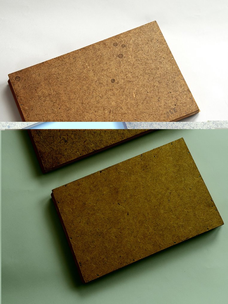 Decorative tray - Germany - Set of two vintage rectangular mid-century modern trays #3.2