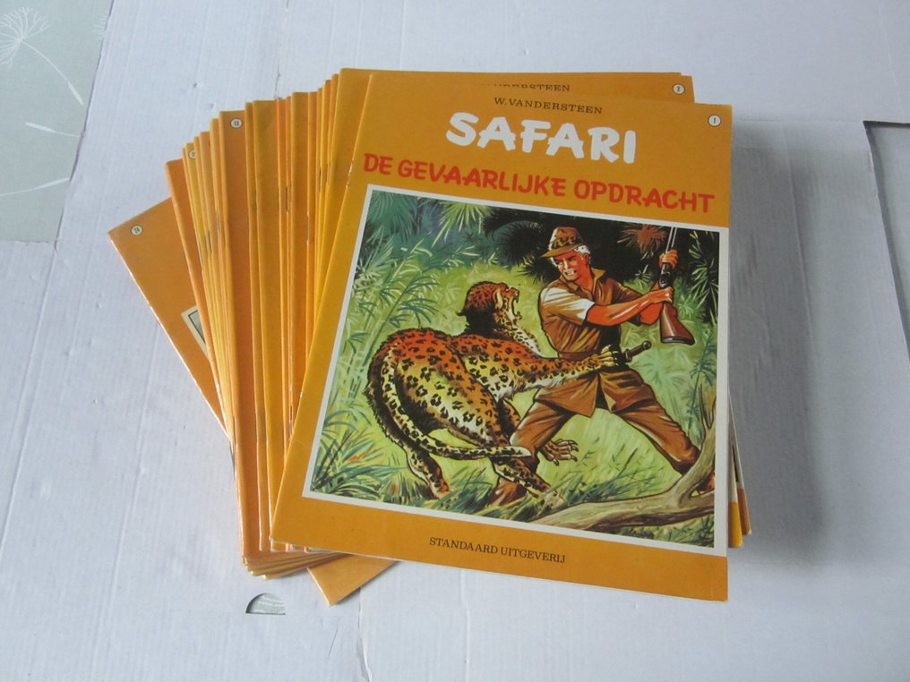 Safari 1 t/m 24 - Complete reeks SC - 24 Album - First edition - 1970/1974 #1.0