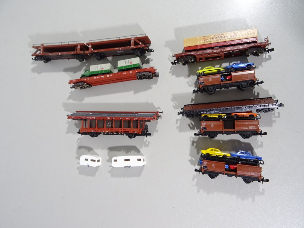 Fleischmann, Trix, Roco N轨 - 火车组 (10) - 10 货车车厢 #1.0