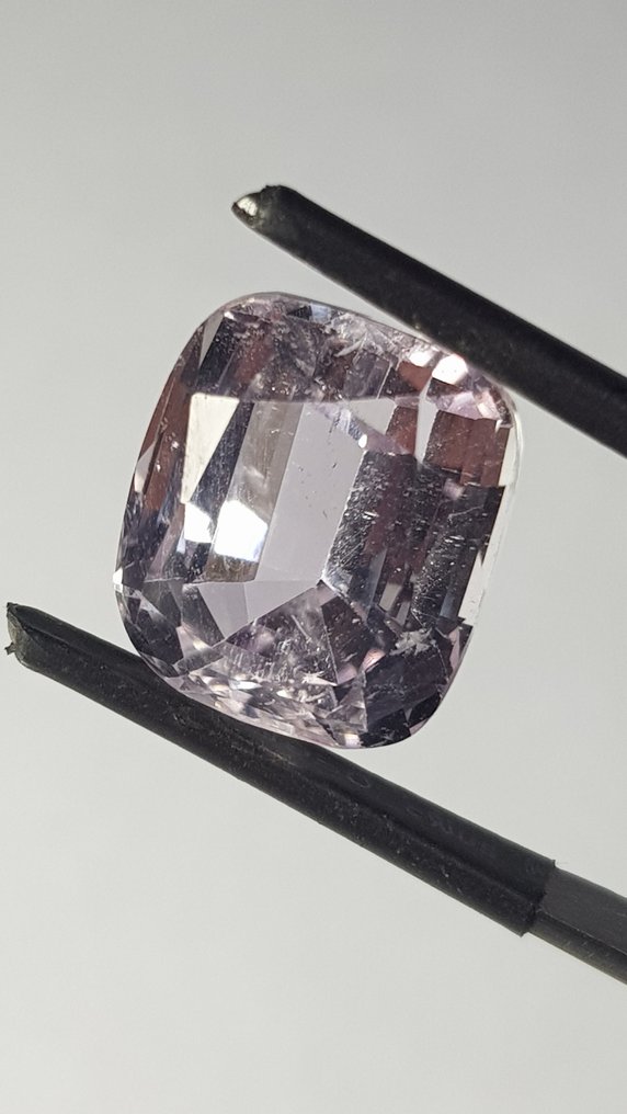 Senza prezzo di riserva - 1 pcs Rosa Kunzite - 12.52 ct - Antwerp Laboratory for Gemstone Testing (ALGT) #3.2