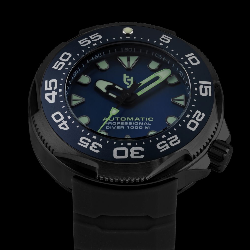 Tecnotempo - Diver's 1000M "Professional Diver" - Automatic - Limited Edition - No reserve price - TT.1000PD.BBL - Men - 2020+ #2.1