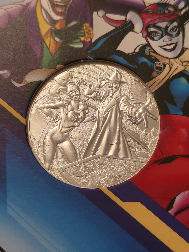 Frankrijk. 10 Euro 2025 silver coin - The Joker et Harley Quinn 7/18 (Zonder minimumprijs) #1.0