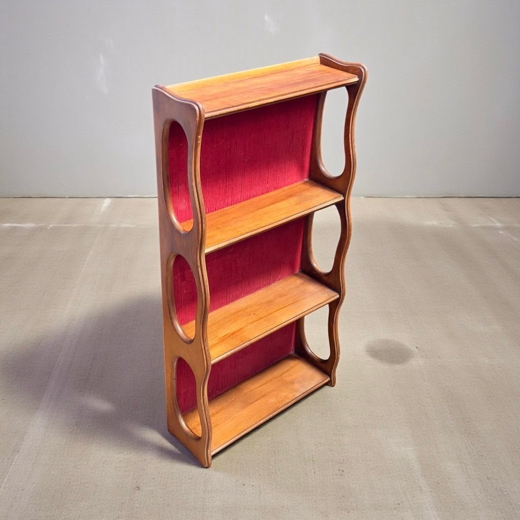 Vetrinetta - Legno - Scaffale a quattro ripiani #1.0