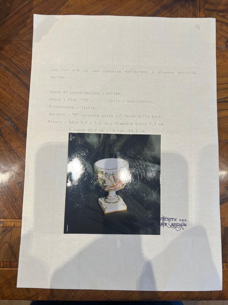 Capodimonte - Goblet - Ceramic #3.2