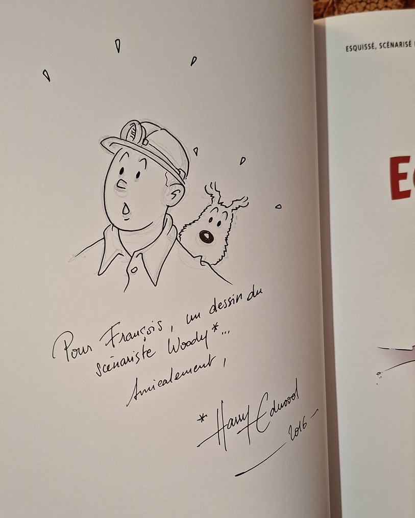 Tintin - Tintin et les égoutiers (pastiche) dédicacé (50 ex.) - 1 Album - Limited and numbered edition - 2016 #2.1