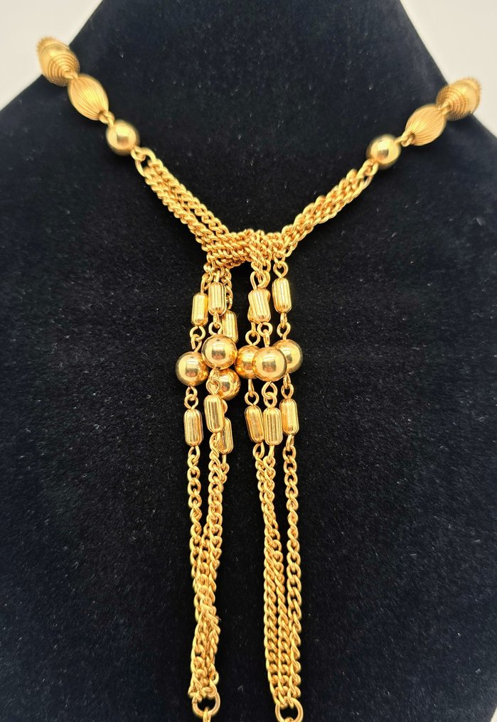 Monet - Jane Birkin 风格的精致 - 頸鏈 - 1970年代时尚复古 #3.2