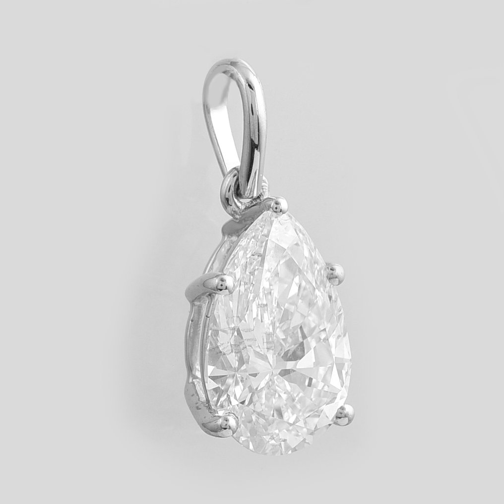 No reserve price - Pendant - 14 kt. White gold - 2.03ct. tw. Diamond (Lab-grown) - Diamond #2.1