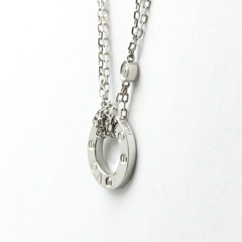 Cartier - 吊墜頸鏈 - 18 克拉 白金 #3.2