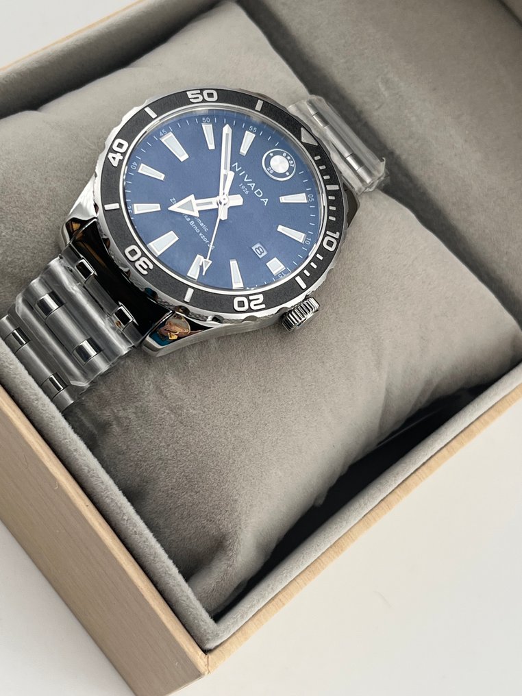 Nivada - 1926 Bullet Series Military Automatic Watch DATE black dial Super Luminous Sapphire ref.N93.6187 - Nincs minimálár - Férfi - 2020+ #2.1