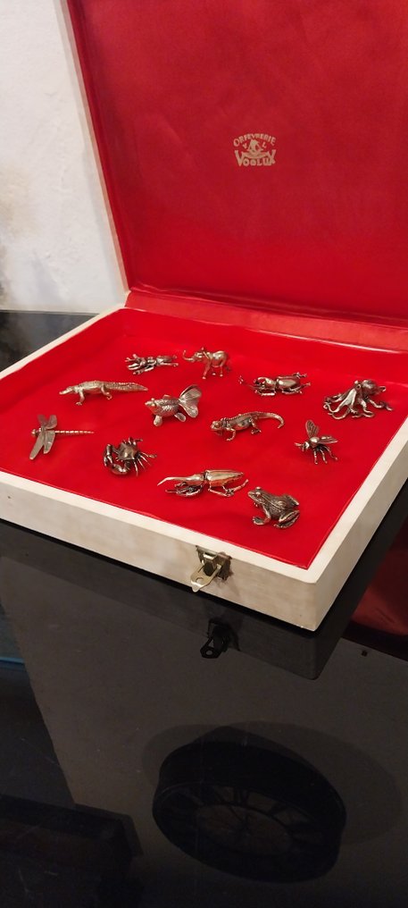 Knivholder (12) - Animaux différents - bronze messing #1.0