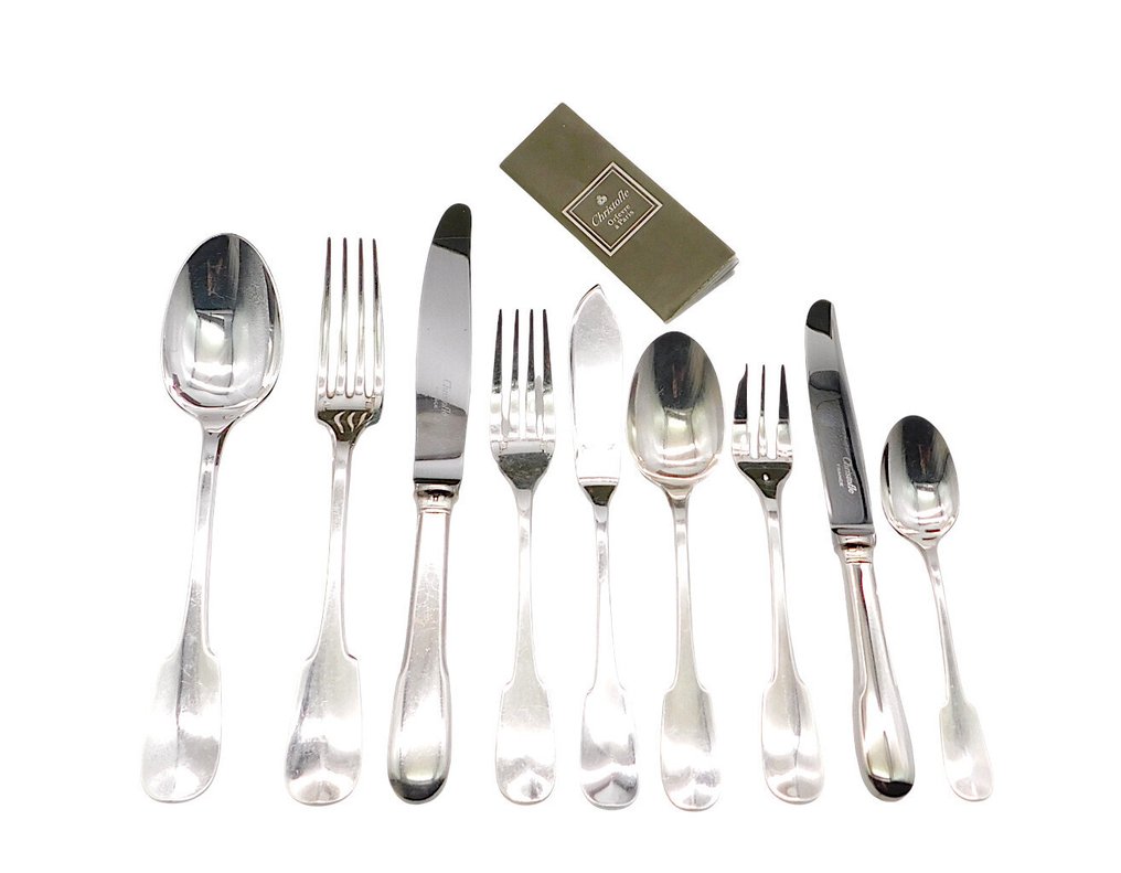 Christofle - Service de table pour 12 (114) - Cluny - Plaqué(e) argent #3.2