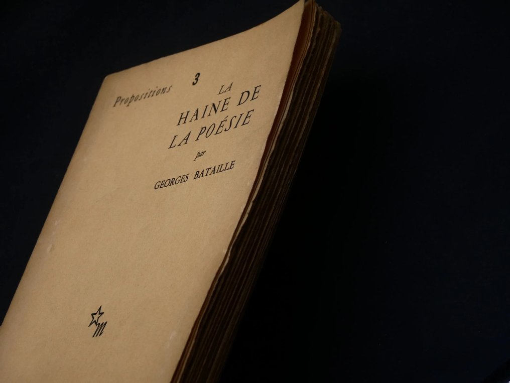 Georges Bataille - La Haine de la poésie - Envoi autographe - 1947 #4.3