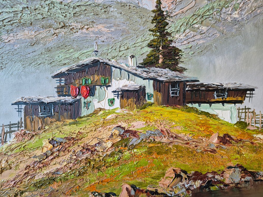 Wolfgang Heinz Unger (1929-2019) - Alpenlandschaft #4.3