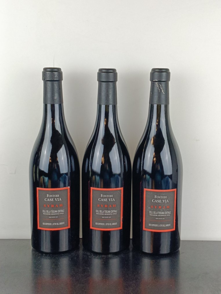2000 Fontodi, Colli della Toscana Centrale Syrah Case Via - Toskana - 3 Flaschen (0,75 l) #2.1