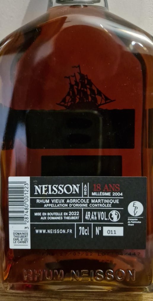 Neisson 2004 18 years old - 90eme Anniversaire - Batch 3   - b. 2022  - 70cl #4.3