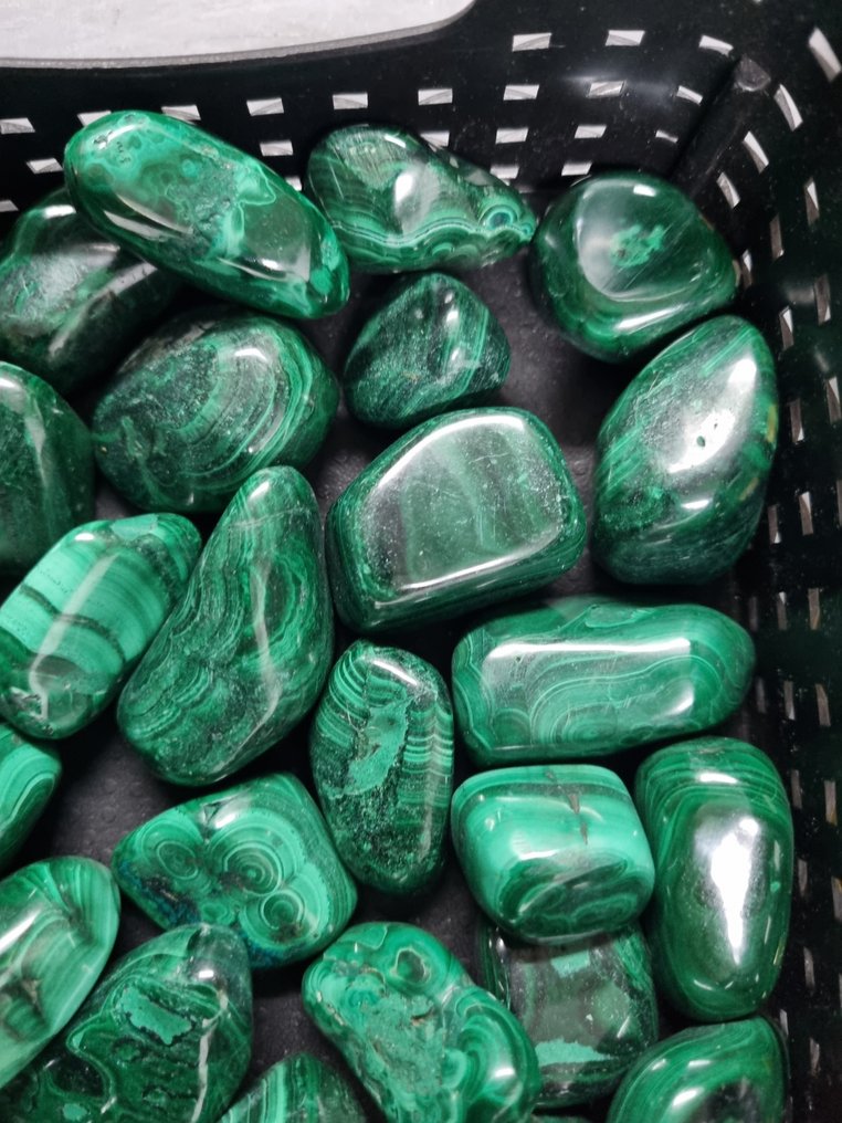 Calitate triplu A de malachit Lustruit- 1 kg - (1) #3.2