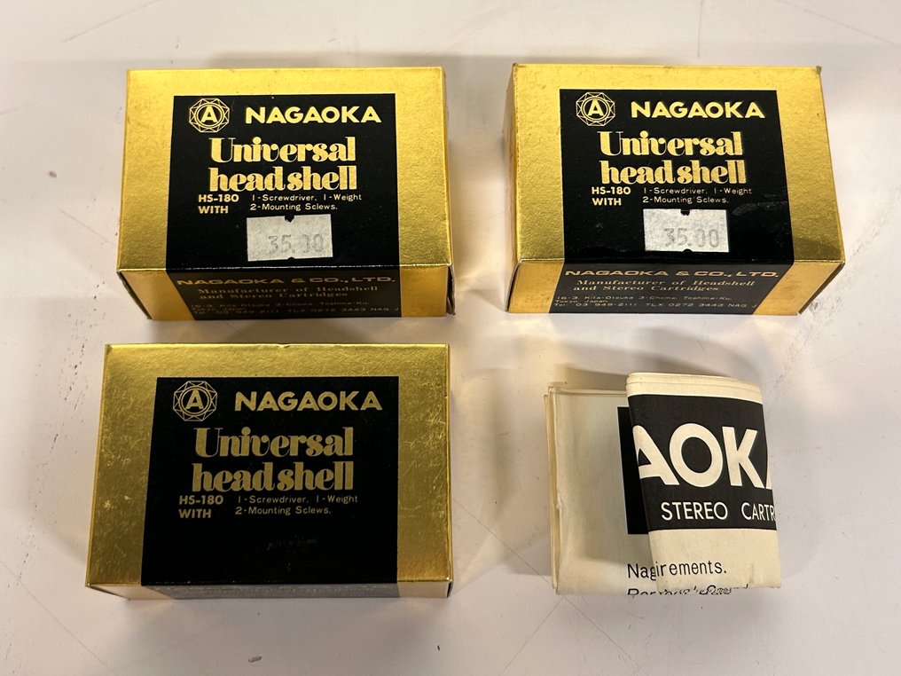 Nagaoka - HS-180 Universal Headshell Kartusche und/oder Nadeln #1.0