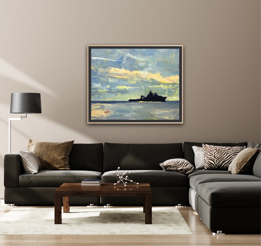 Brooksby - Navy Boat - Charles de Gaule - XL #4.3