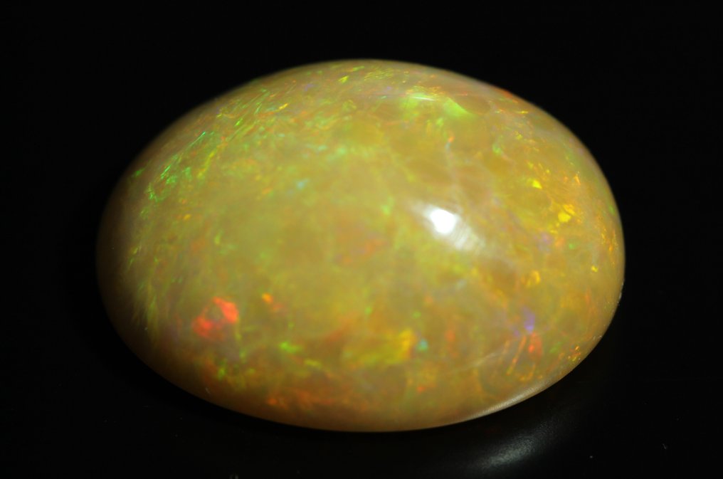 No reserve price Brown Opal - 20.75 ct - Instituto Gemólogico Español (IGE) - Intense Color Play #1.0
