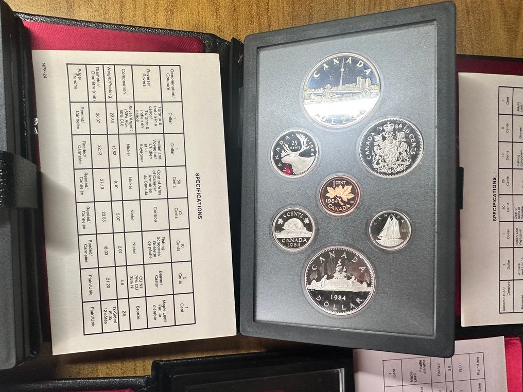加拿大. Set Lotto di 6 set di monete anni dal 1980 al 1985 #3.2