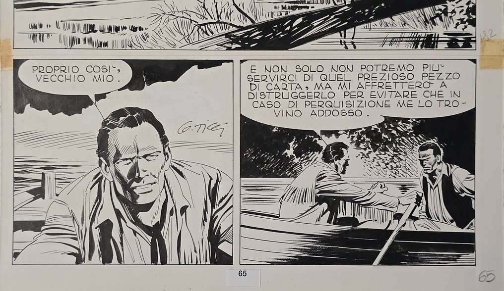 Ticci, Giovanni - 1 Original page - Tex #3.2