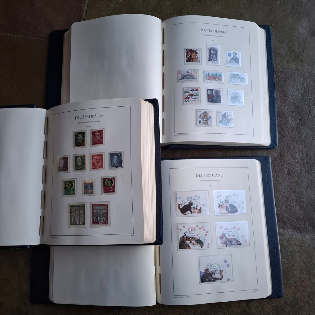 德國 1949/2006 - 集邮免费邮票和邮票块几乎完整，收集于3册Leuchtturm。 #1.0