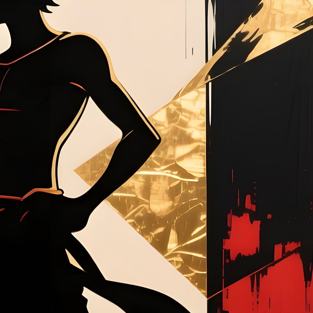 Naro - Canvas - [XL] Luffy Crimson Shadow – Gold Rift Tribute #4.3