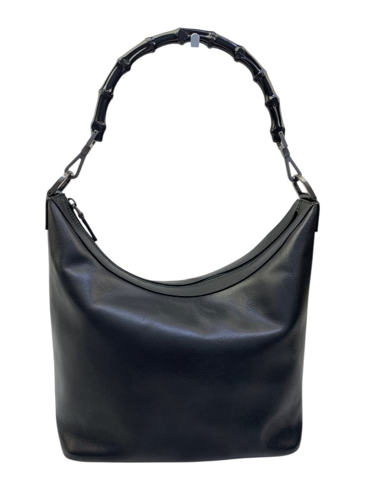 Gucci - Bamboo Handle-Black Leather - Handbag #4.3