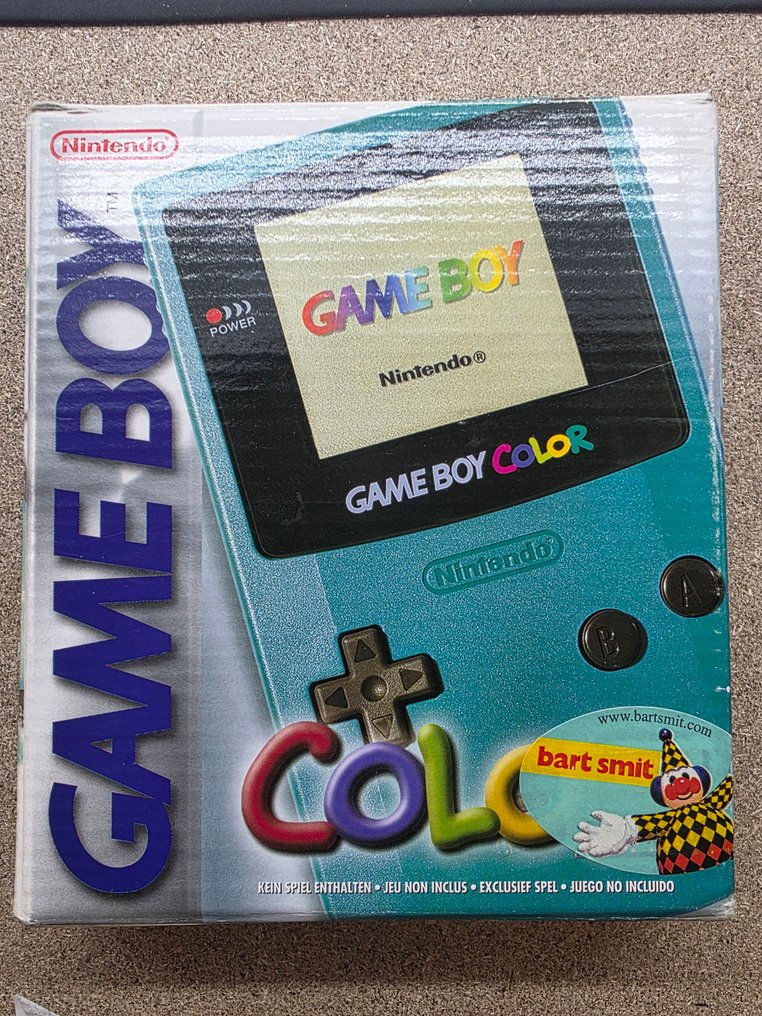 Nintendo - OLD STOCK Gameboy Color GBC Limited Edition TEAL TURQOUISE - Video game console - In original box #1.0
