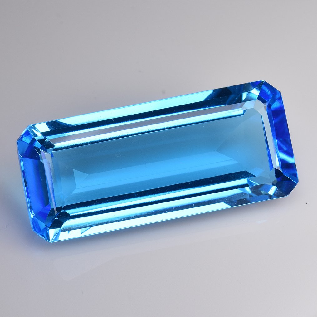 1 pcs Μπλε Τοπάζιο - 21.48 ct - Διεθνής Ένωση Έγχρωμων Πολύτιμων Λίθων (ICA GemLab) #1.0