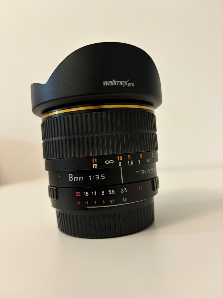 Walimex 3,5/8mm Nikon Fényképezőgép objektív #1.0