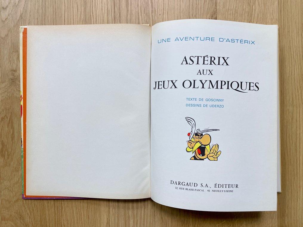 Asterix T12 - Astérix aux Jeux Olympiques - C - 1 Album - 第一版 - 1968 #4.3