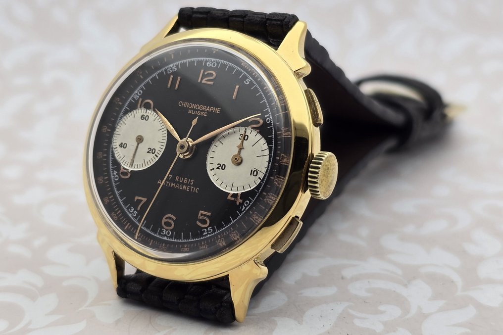 Chronographe Suisse - Cal. Landeron 48 - No reserve price - Men - 1950-1959 #1.0