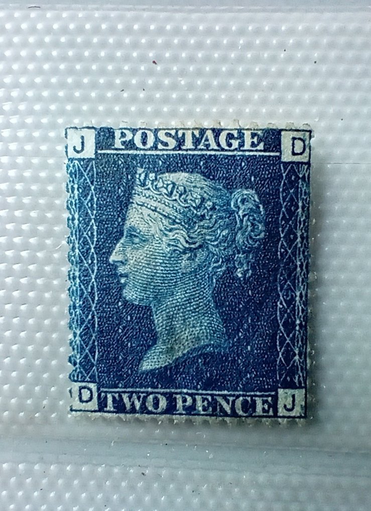 大不列顛  - SG47 2d 蓝色，未拆封，15号版（S Gibbons CV £525 2023） #2.1