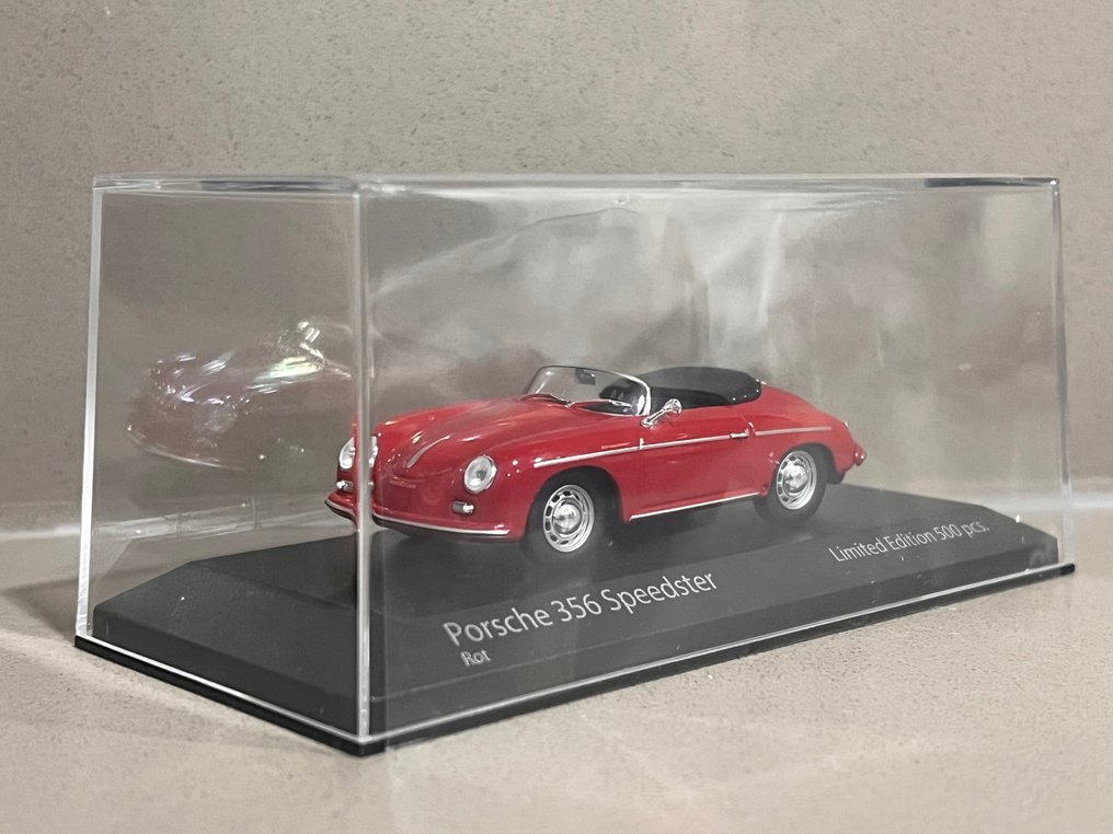 MiniChamps 1:43 - 模型車 (2) - Lot of 2 X Classic Porsche: - 保时捷 356 - 非常稀有,已售罄 #2.1