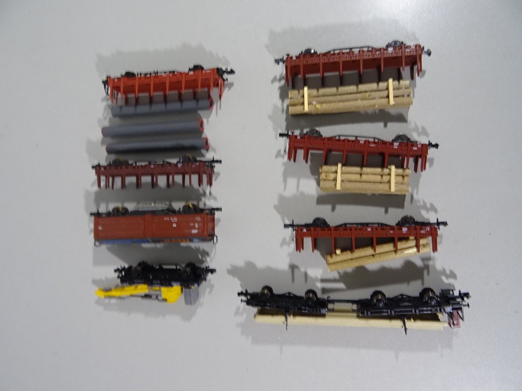 Fleischmann, Roco, Arnold N - Conjunto de comboios (8) - 10 veículos de bens #4.3