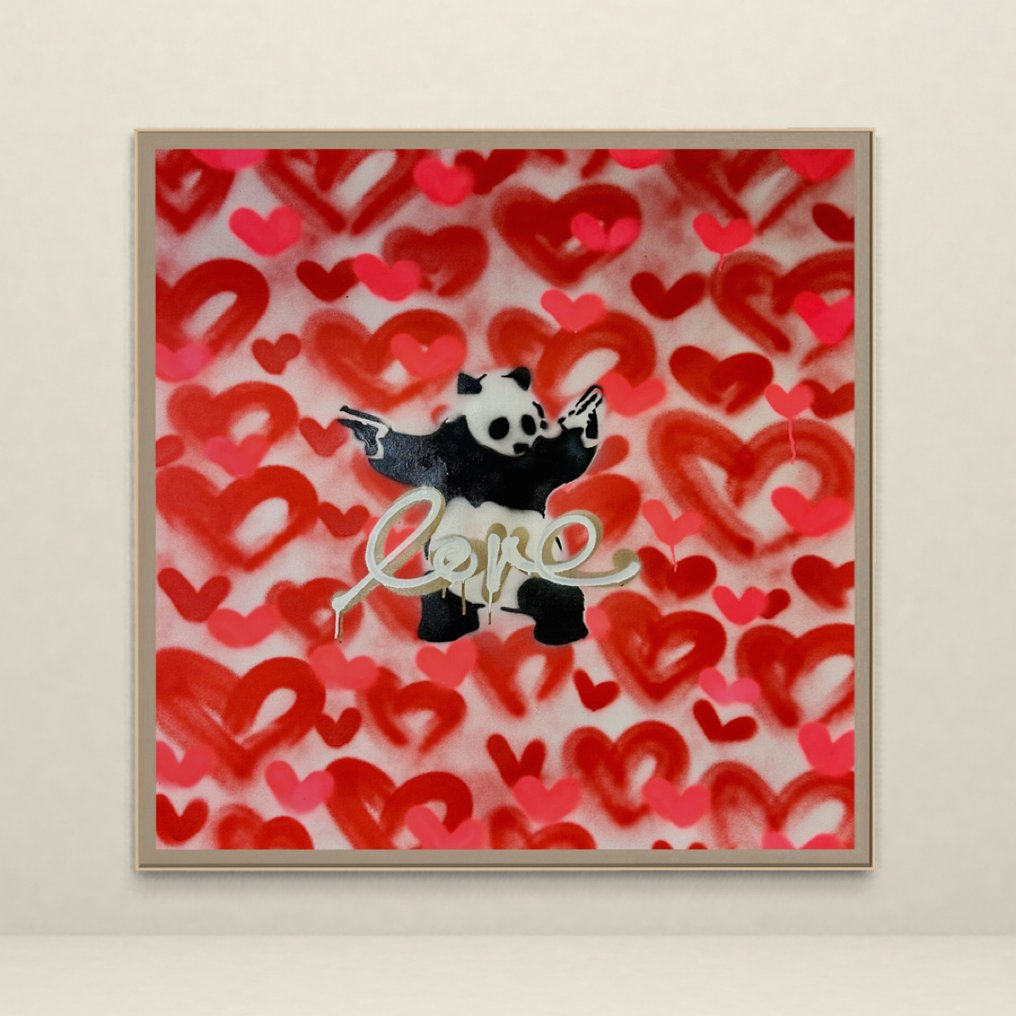Timo Wedell - Romantic Panda Like Banksy - XL · No Reserve #1.0